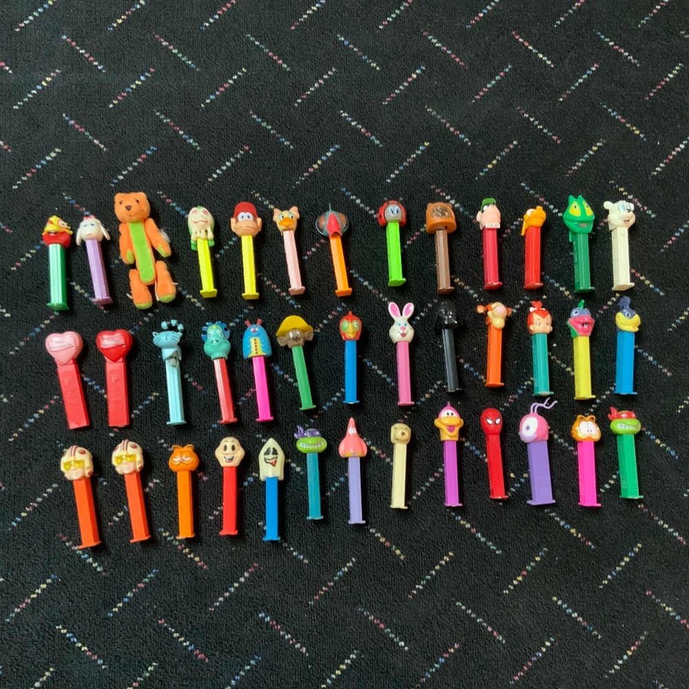 Unique Pez Collection 39 pieces